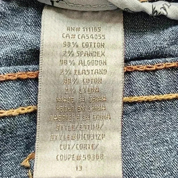 Baby Phat Jeans Women's 13 Vintage Y2K Straight Leg Dark Wash Mid-Rise Bedazzled - Picture 9 of 14